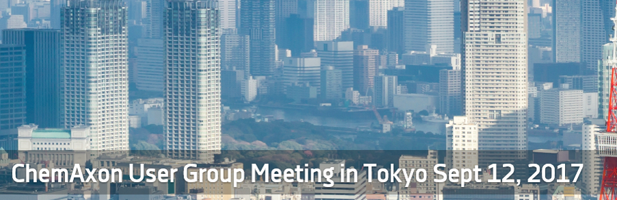 【PAT】ChemAxon User Group Meeting in Tokyo Sept 12, 2017サムネイル画像
