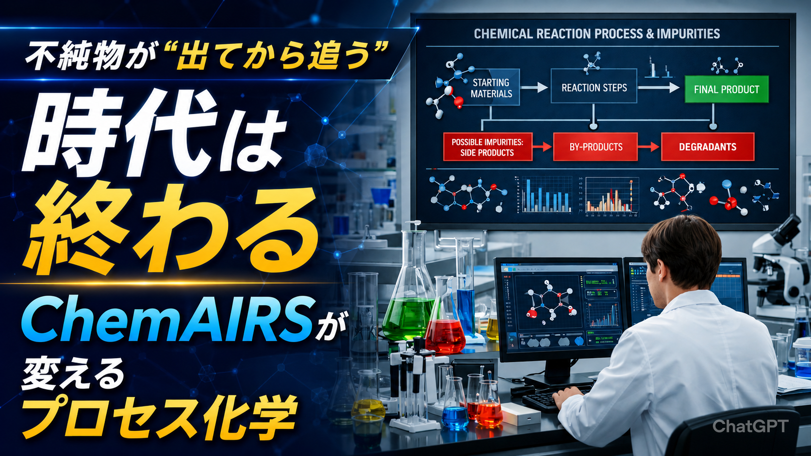 【PAT】不純物が“出てから追う”時代は終わる：ChemAIRSが変えるプロセス化学