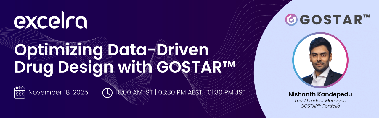 【PAT】Excelraウェビナー｜GOSTAR™を活用したデータ駆動型創薬の最適化サムネイル画像