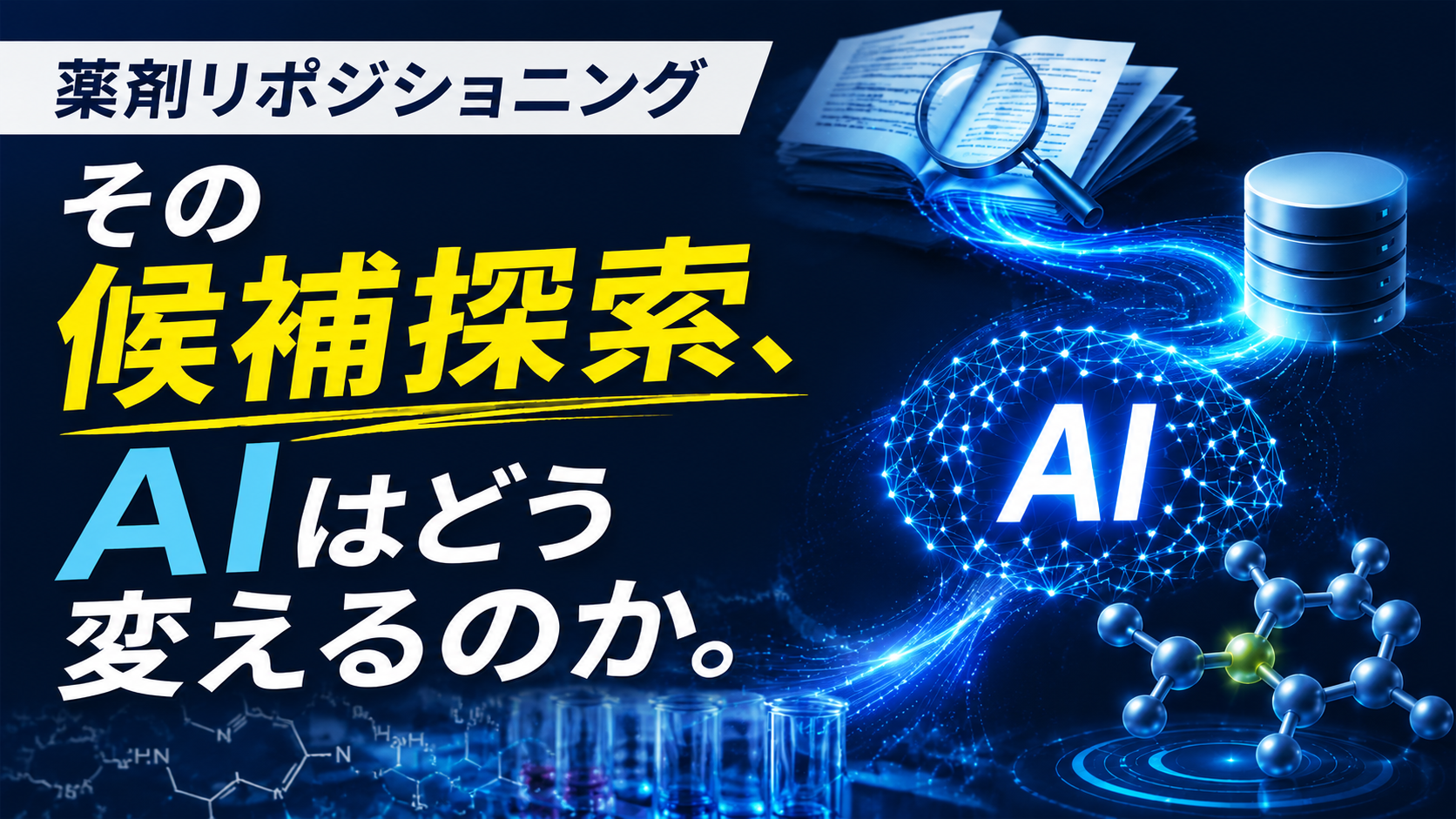 【PAT】創薬リポジショニングにおけるAgentic AI：インテリジェントな自動化による探索の加速サムネイル画像